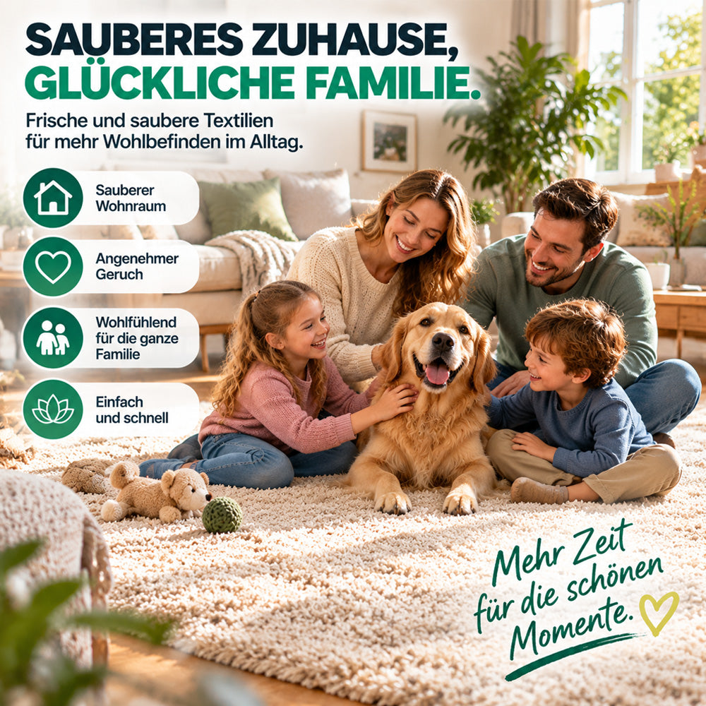 🔥🎁 1+1 GRATIS!!🥳 💞 50K+ VERKAUFT! ⚡🧼 Wasserloser Teppich-Schaumreiniger mit Reinigungstuch