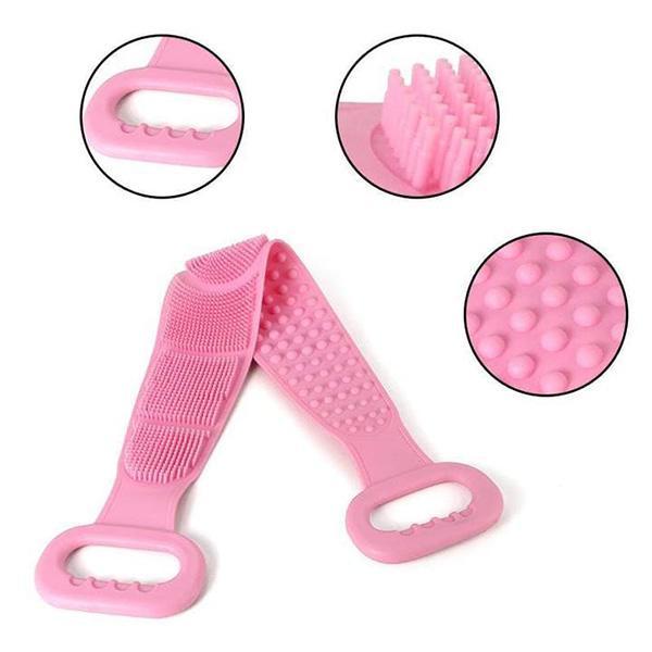 🧼 Silikon-Duschbürste – Weiche Borsten, sanfte Reinigung für empfindliche Haut 🚿