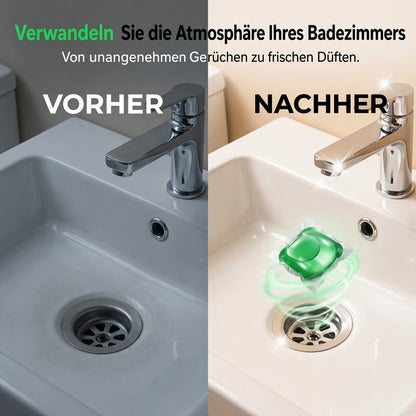 🥳 2026 ANGEBOT🥳💞 ÜBER 50.000 VERKAUFT!🏠💧 50 % RABATT! Abfluss-Geruchsentferner-Pods – Die Bioenzym-Formel neutralisiert Gerüche direkt an der Quelle. Sofort frischer Duft, keine aggressiven Chemikalien. Schluss mit unangenehmen Gerüchen. 🚰✅
