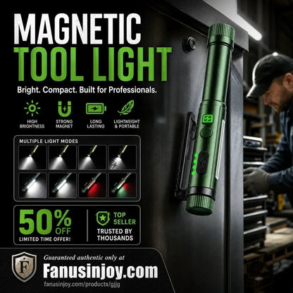🧲🔦Multifunktionale, stiftförmige Arbeitsleuchte mit starkem Magnetfeld