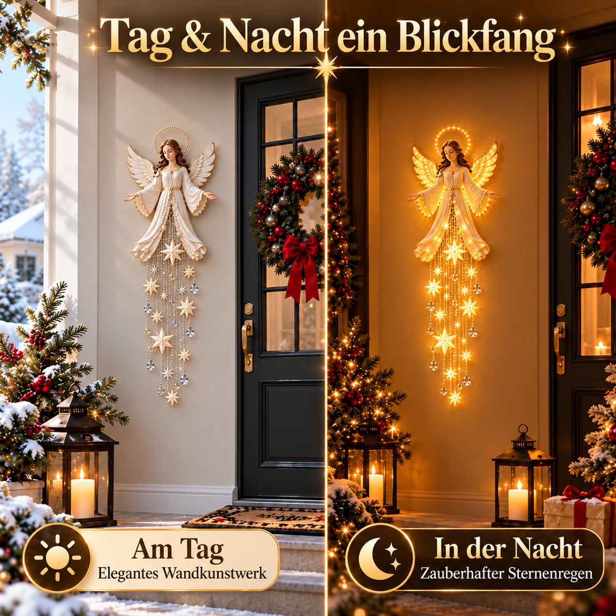 🔥 Nur heute: 49 % Rabatt – Engelssegen Sternschnuppen-Wandlampe 🌙