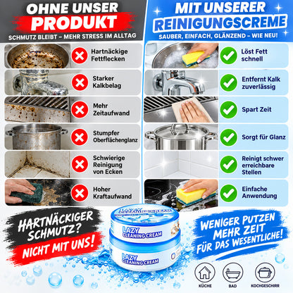 🔥Heißer Sale: 50 % Rabatt🎁Multifunktionale wirksame Reinigungscreme mit Schwamm✨ Weniger Schrubben · Einfache Anwendung · Vielseitig einsetzbar