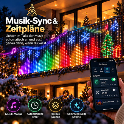 🔥🎄 Weihnachts-Frühbucherangebot – Nur solange der Vorrat reicht!✨🎄 Smarter LED-Lichtvorhang für Fenster & Wände – bringt Weihnachtszauber nach Hause