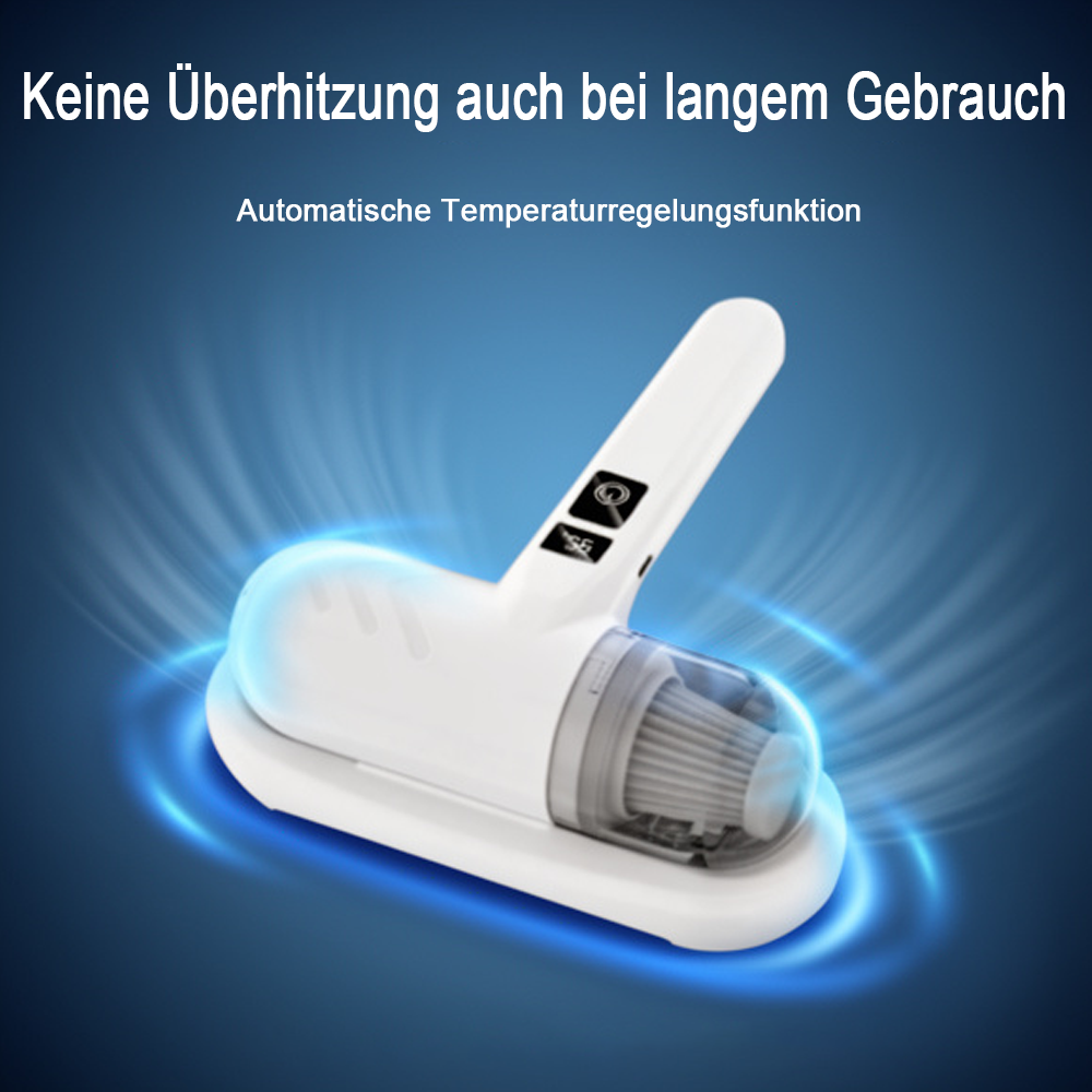 🌟Komplett aufgerüstet🛏️Über 500.000 Stück verkauft!💝Bettstaubsauger mit UV-C-Licht – Klopfen + Saugen + UV in einem!💥🔦