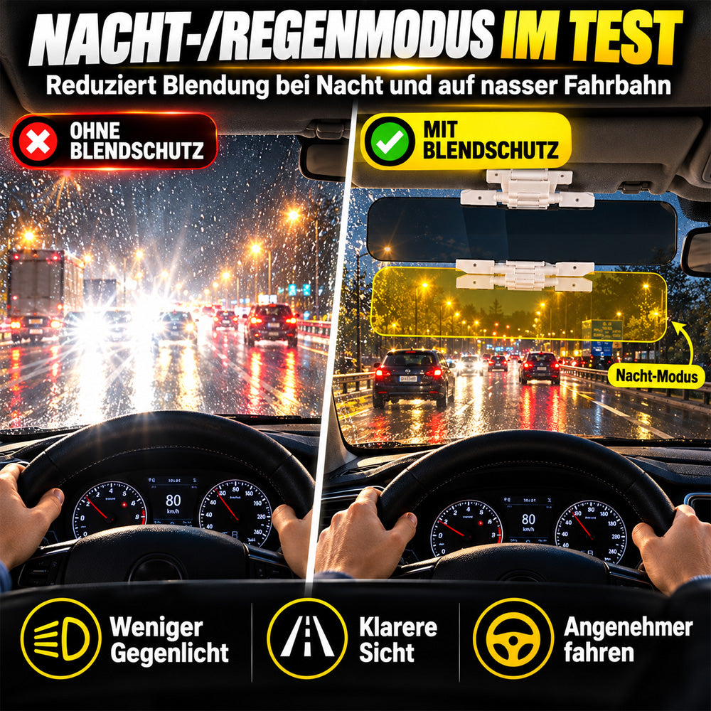 upsell-Universelle HD-Antiblend-Sonnenblende fürs Auto – Tag und Nacht