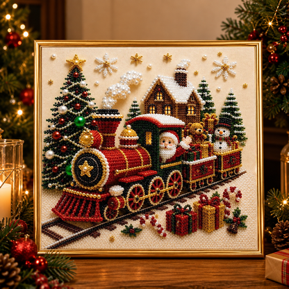 ✨ 3D-Weihnachtsperlen-Bastelset – Entspannende DIY-Weihnachtsdekoration