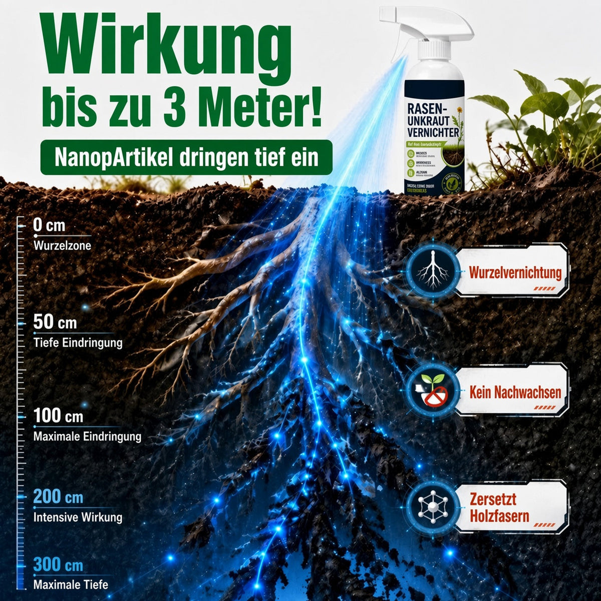 🔥 50 % RABATT 🌿 Unkraut-Stop – Wirksam gegen Unkraut & neues Wachstum | Garten, Wege & Hof ⚡