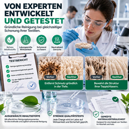 🔥🎁 1+1 GRATIS!!🥳 💞 50K+ VERKAUFT! ⚡🧼 Wasserloser Teppich-Schaumreiniger mit Reinigungstuch