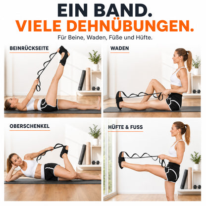 Multifunktionales Fuß- & Bein-Dehnband – Training & Rehabilitation