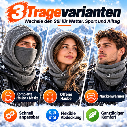 ⌛❄️ Nur für kurze Zeit 60 % Rabatt ❄️ 3-in-1-Schutz | Thermo-Sturmhaube mit verstellbarem Kordelzug 🥶