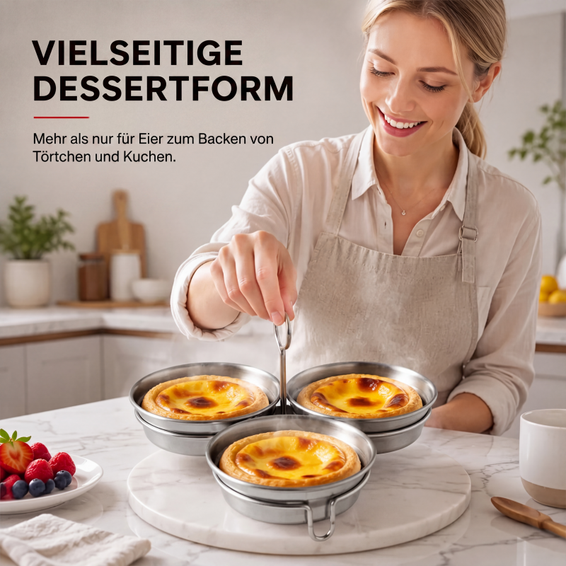 🍳 Multifunktionaler Mini-Eierkocher aus Edelstahl – Zum Kochen und Dämpfen von Eiern für den täglichen Gebrauch