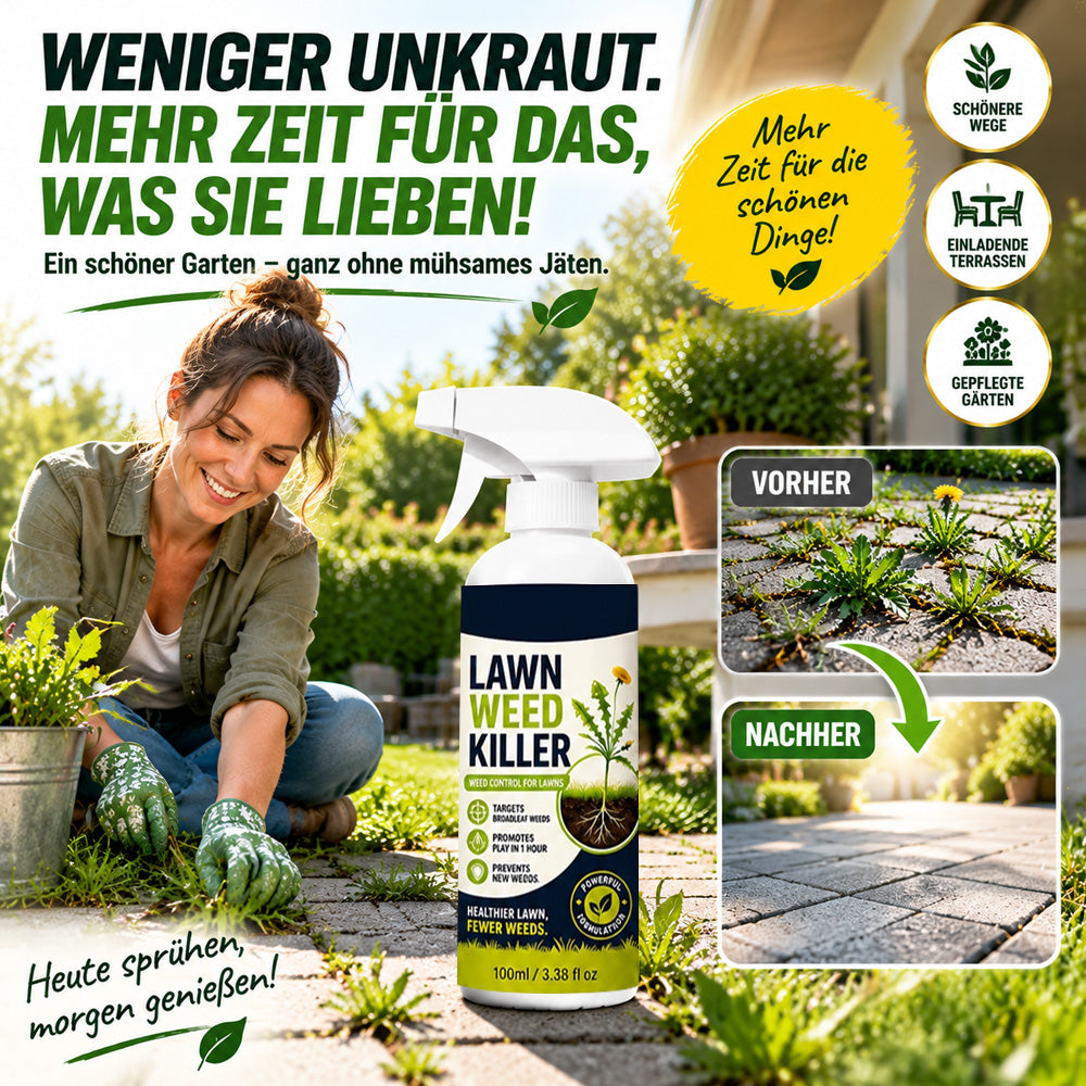 🔥 50 % RABATT 🌿 Unkraut-Stop – Stark gegen Unkraut & hemmt neues Wachstum | Für Garten, Wege & Hof ⚡