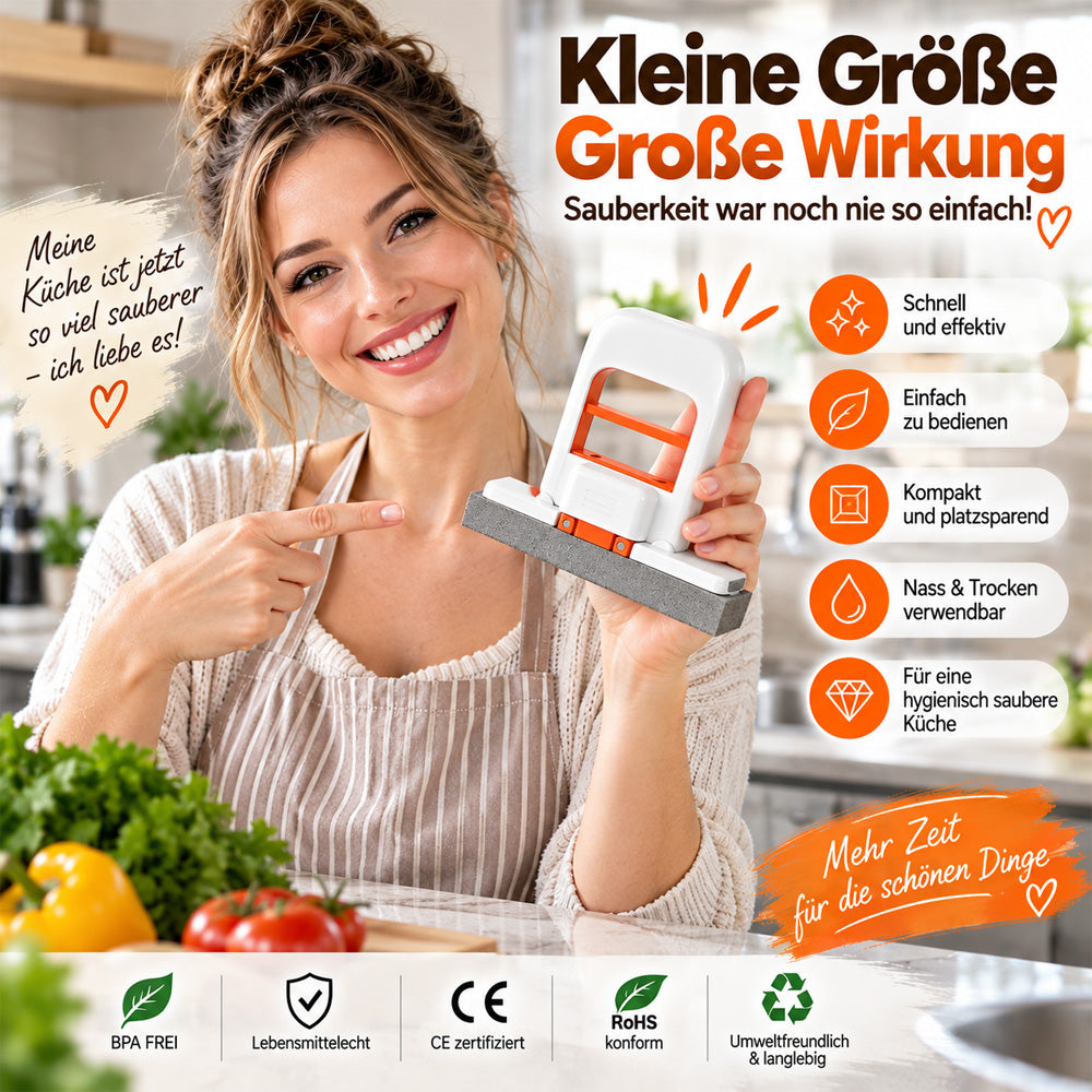 📢 📢 NUR HEUTE ⭐ 2 kaufen und 1 gratis dazu🧹🧹 Mini-Mopp SELBSTAUSWÜREND & tragbar