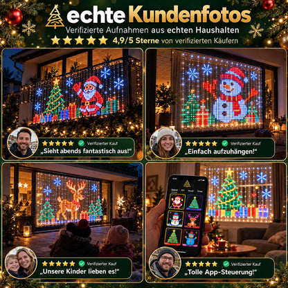 🔥🎄 Weihnachts-Frühbucherangebot – Nur solange der Vorrat reicht!✨🎄 Smarter LED-Lichtvorhang für Fenster & Wände – bringt Weihnachtszauber nach Hause