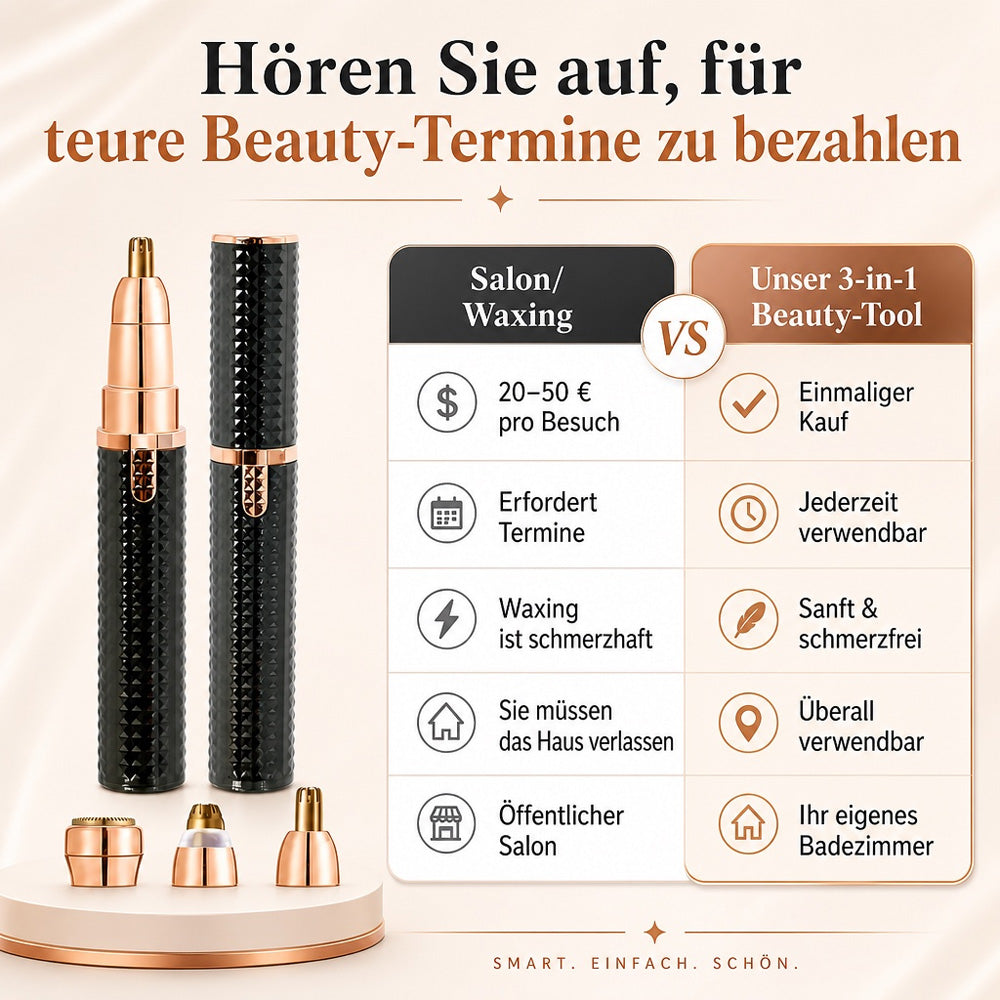 upsell-✨3-in-1 elektrischer Beauty-Trimmer – mit Wechselaufsätzen für Augenbrauen, Gesicht & Detailpflege – für einen gepflegten Look jederzeit und überall 🌍✨