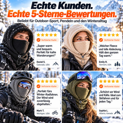 ⌛❄️ Nur für kurze Zeit 60 % Rabatt ❄️ 3-in-1-Schutz | Thermo-Sturmhaube mit verstellbarem Kordelzug 🥶