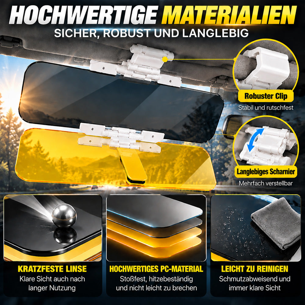 upsell-Universelle HD-Antiblend-Sonnenblende fürs Auto – Tag und Nacht