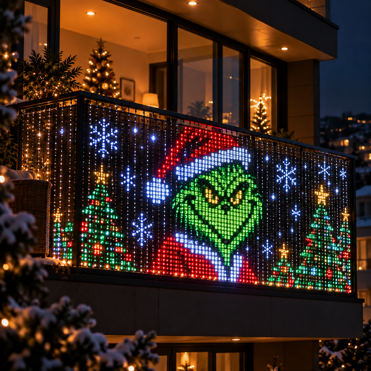💥 NUR FÜR KURZE ZEIT 50 % RABATT! 🎄 Intelligente, animierte Weihnachtsbeleuchtung 📱 Mehrere Lichter verbinden und per App ein gemeinsames Lichtmuster steuern ✨ Lass es leuchten und genieße den Weihnachtszauber