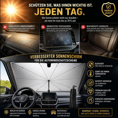 60%off🔥 Neu 2026 – Verbesserter Sonnenschirm für die Auto-Windschutzscheibe (Copy)