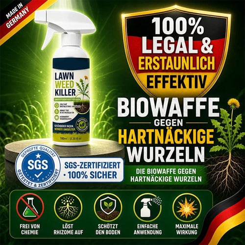 🌱 50 % RABATT 🌿 Unkraut-Stop – Stark gegen Unkraut & hemmt neues Wachstum | Für Garten, Wege & Hof ⚡