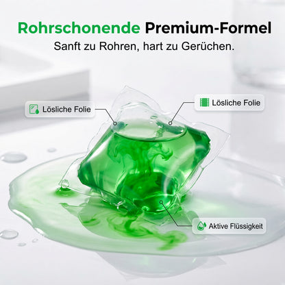 🥳 2026 ANGEBOT🥳💞 ÜBER 50.000 VERKAUFT!🏠💧 50 % RABATT! Abfluss-Geruchsentferner-Pods – Die Bioenzym-Formel neutralisiert Gerüche direkt an der Quelle. Sofort frischer Duft, keine aggressiven Chemikalien. Schluss mit unangenehmen Gerüchen. 🚰✅