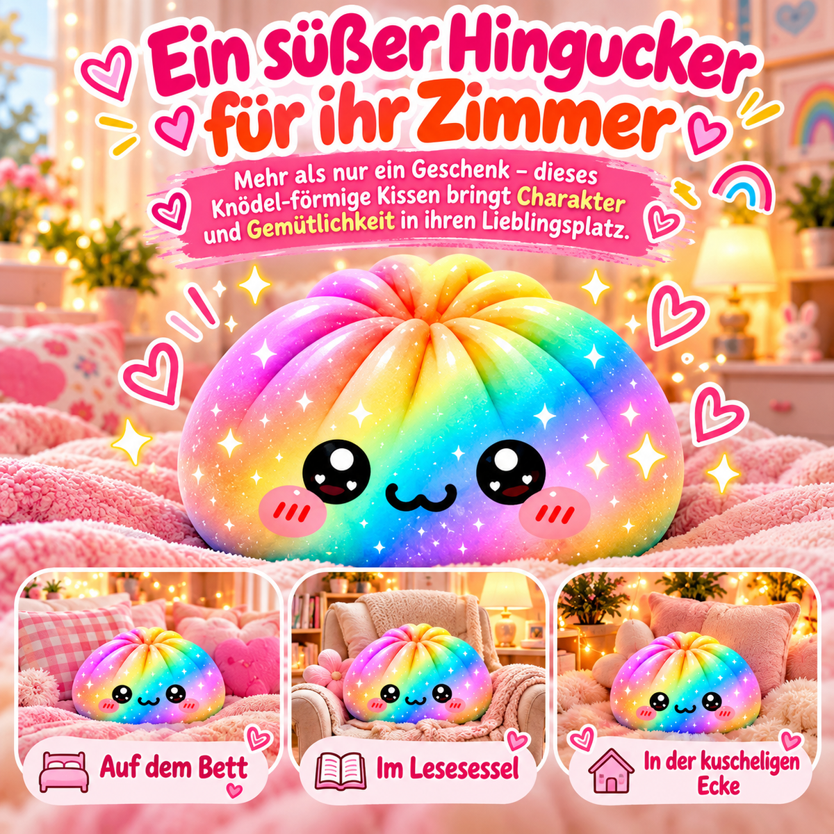 🧸 Personalisierte 3D-Knödelkissen – Ein einzigartiges Geschenk für Kinder