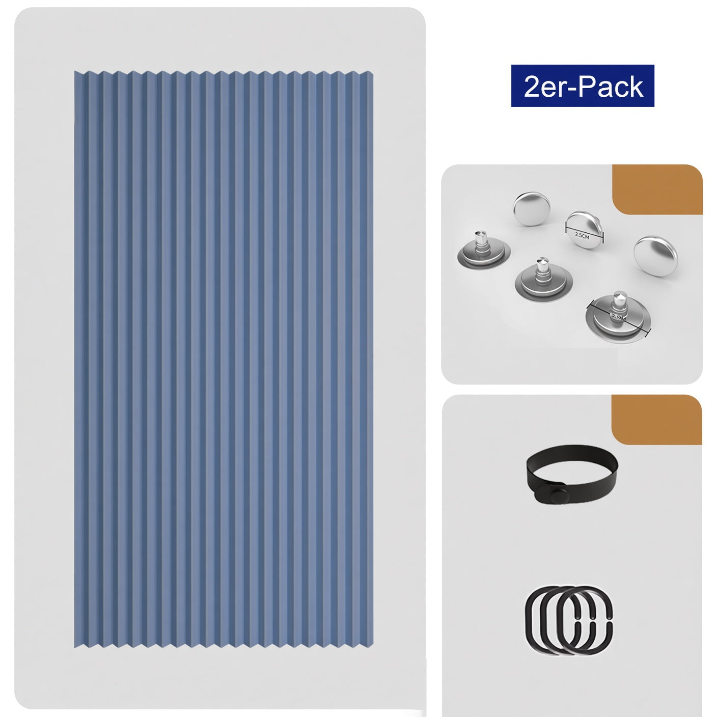 ⏳Begrenzte Zeit 50% Rabatt⏰️ Magnetischer Faltvorhang ohne Bohren