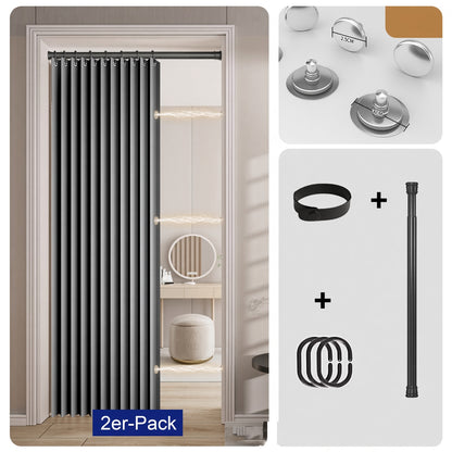 ⏳Begrenzte Zeit 50% Rabatt⏰️ Magnetischer Faltvorhang ohne Bohren