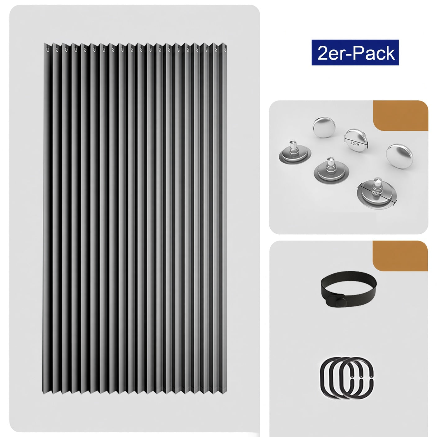 ⏳Begrenzte Zeit 50% Rabatt⏰️ Magnetischer Faltvorhang ohne Bohren