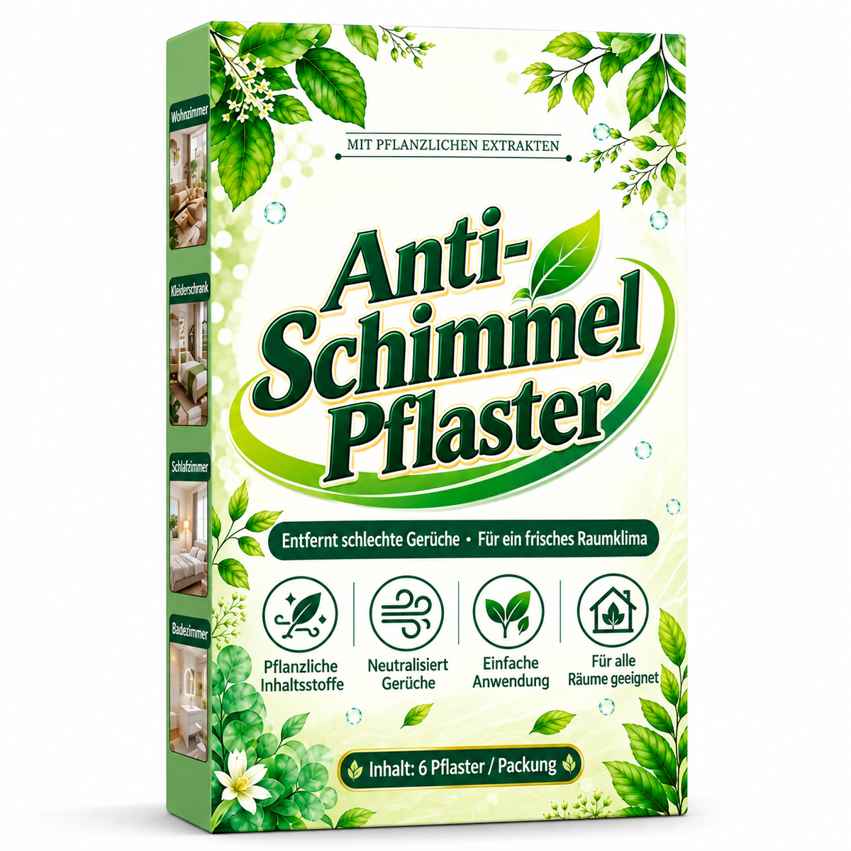 upsell-Botanische Schimmelentferner-Pflaster-1 Packung = 6 Stück (Copy)