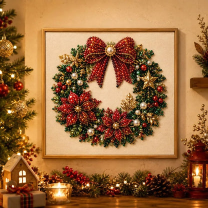 ✨ 3D-Weihnachtsperlen-Bastelset – Entspannende DIY-Weihnachtsdekoration