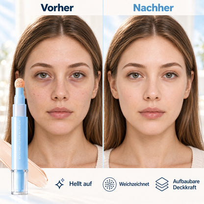 🎁 1+1 GRATIS✨ Concealer Stift & Creme – deckt Augenringe, Pickel & Flecken ab, spendet Feuchtigkeit & verblendet nahtlos