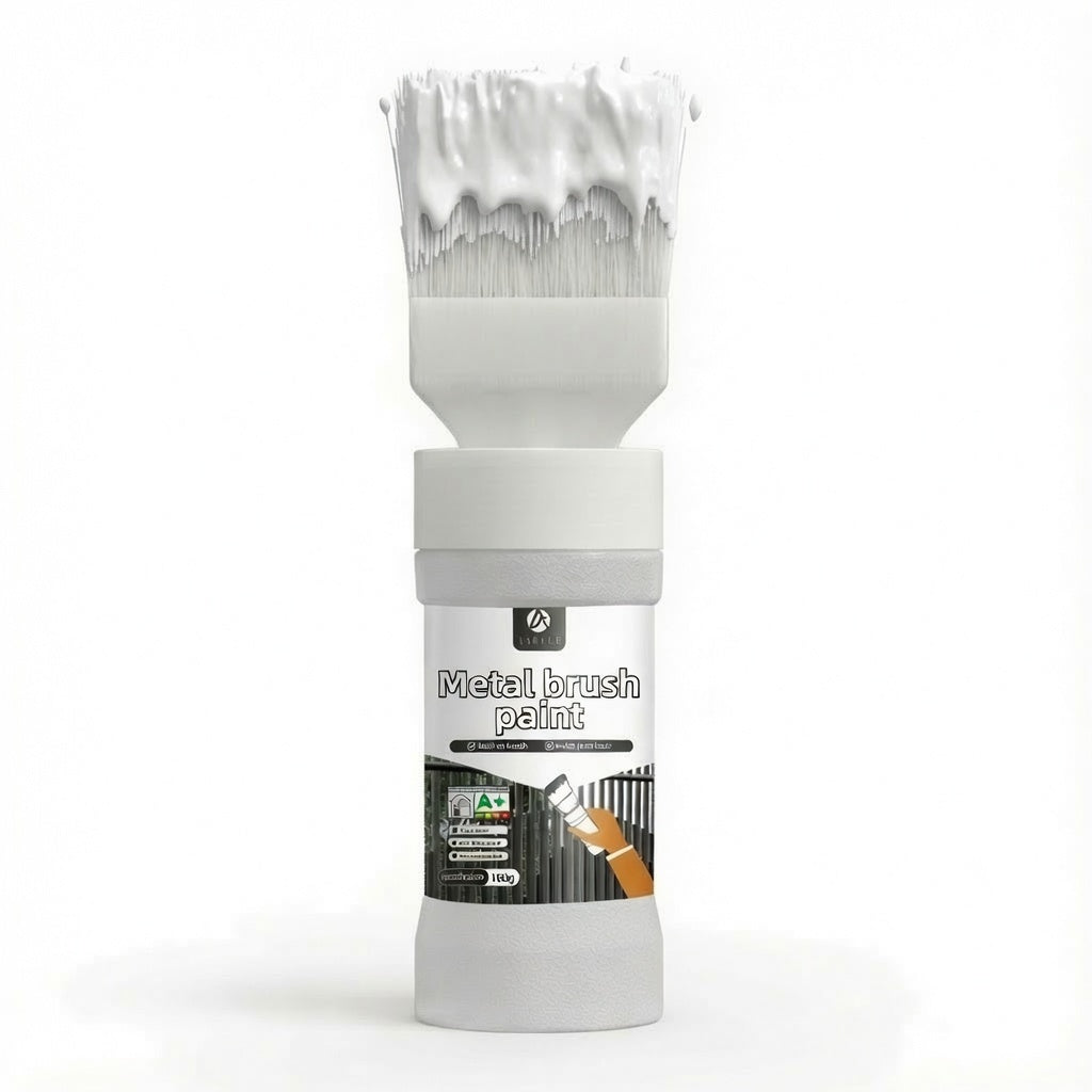 ✨Neu eingetroffen✨ Metallic-Silberfarbe auf Wasserbasis mit integriertem Pinsel (50 % Rabatt)