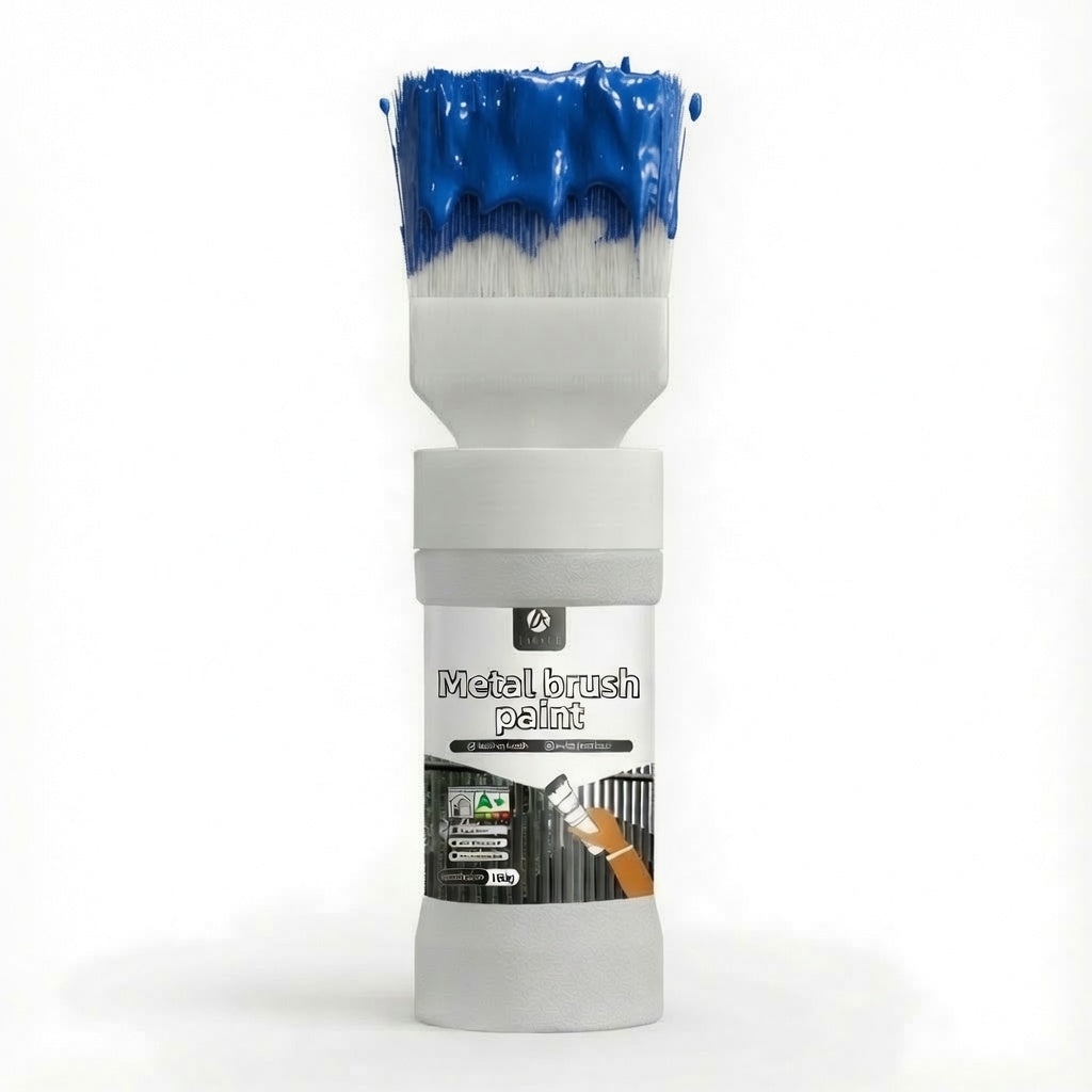 ✨Neu eingetroffen✨ Metallic-Silberfarbe auf Wasserbasis mit integriertem Pinsel (50 % Rabatt)