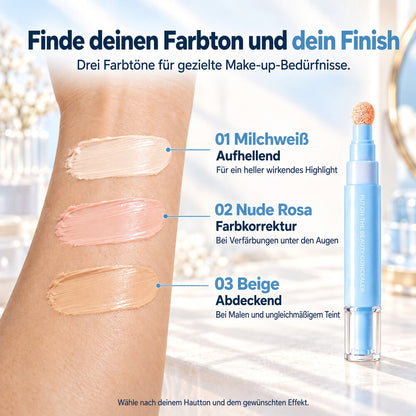 🎁 1+1 GRATIS✨ Concealer Stift & Creme – deckt Augenringe, Pickel & Flecken ab, spendet Feuchtigkeit & verblendet nahtlos