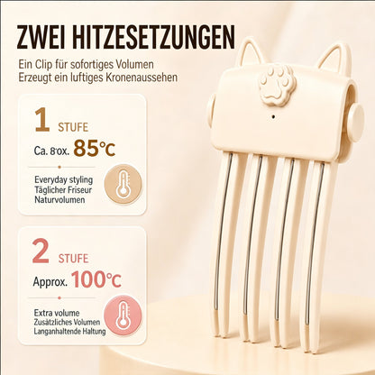 🔥50% RABATT🔥Über 50.000 Stück verkauft!🪮Volumen-Clip für Haarwurzeln – Sofortiges Volumen ohne Hitze, keine Abdrücke, leicht & bequem💁‍♀️