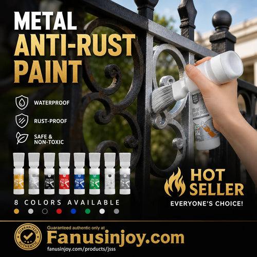 ✨Neu eingetroffen✨ Metallic-Silberfarbe auf Wasserbasis mit integriertem Pinsel (50 % Rabatt)