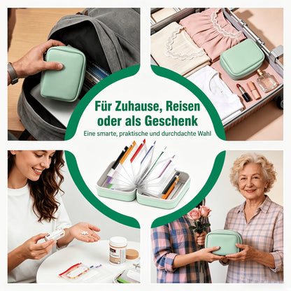 🥳 2026 TOP-ANGEBOT 💞 BIS ZU 50 % RABATT!! 💊 A8 wasserdichter Organizer mit 14 farbcodierten Fächern – kompakter Reise-Medikamenten-Organizer für Tabletten, Vitamine & Nahrungsergänzungsmittel