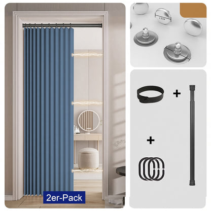 ⏳Begrenzte Zeit 50% Rabatt⏰️ Magnetischer Faltvorhang ohne Bohren
