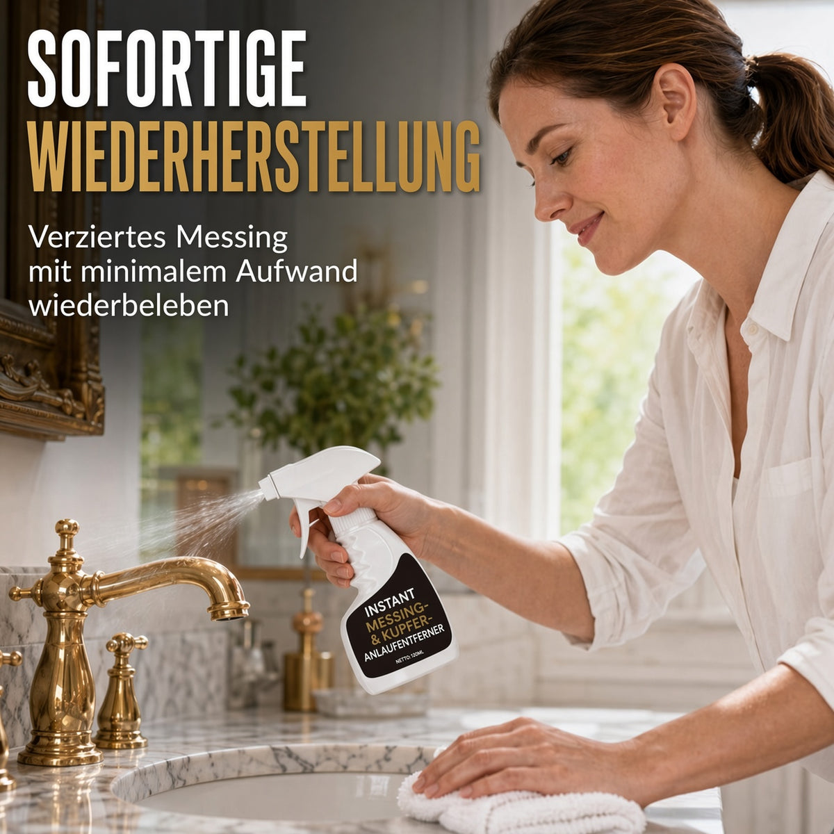 ✨Sofortwirkendes Spray zum Entfernen von Messingbelägen