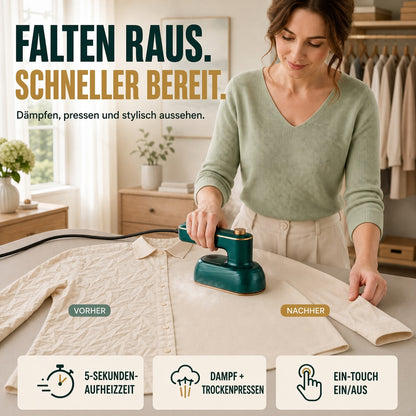 Globetrek° MicroIron: Tragbar Mini Kleidungsstück Bügeleisen