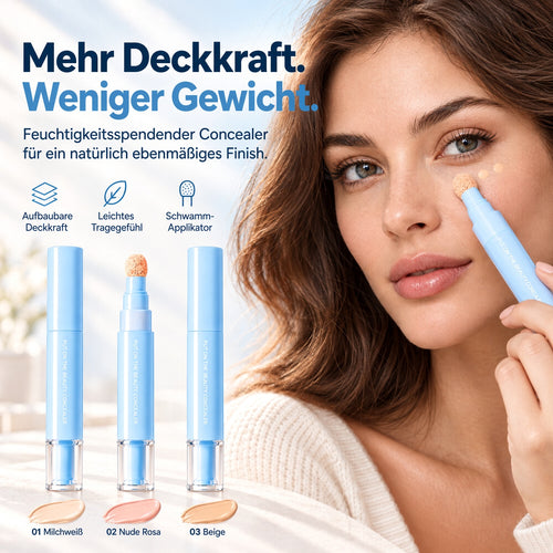 🎁 1+1 GRATIS✨ Concealer Stift & Creme – deckt Augenringe, Pickel & Flecken ab, spendet Feuchtigkeit & verblendet nahtlos