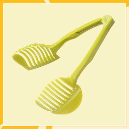 🍋 JETZT 50 % RABATT! Kreativer Küchen-Schneidehelfer aus lebensmittelechter Aluminiumlegierung, handlicher Schneidehalter zum schnellen Schneiden von Zitronen, Tomaten, Zwiebeln sowie weichem Obst und Gemüse