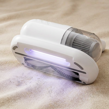 🌟Komplett aufgerüstet🛏️Über 500.000 Stück verkauft!💝Bettstaubsauger mit UV-C-Licht – Klopfen + Saugen + UV in einem!💥🔦 -Remifa®