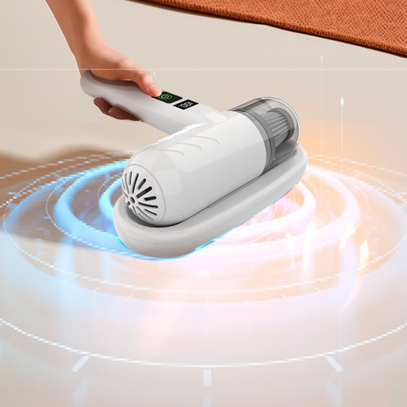 🌟Komplett aufgerüstet🛏️Über 500.000 Stück verkauft!💝Bettstaubsauger mit UV-C-Licht – Klopfen + Saugen + UV in einem!💥🔦