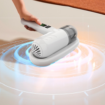 🌟Komplett aufgerüstet🛏️Über 500.000 Stück verkauft!💝Bettstaubsauger mit UV-C-Licht – Klopfen + Saugen + UV in einem!💥🔦