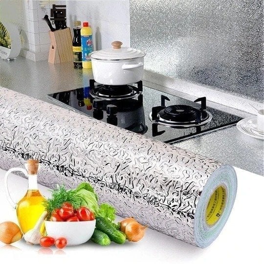 🛡️ 50 % RABATT! 🍳Selbstklebende Küchenaufkleber – Schützen Schränke und Arbeitsflächen vor Fett und Flecken. Auf Maß zuschneidbar, ablösbar. Ein echter Lebensretter in der Küche! 🌟✅