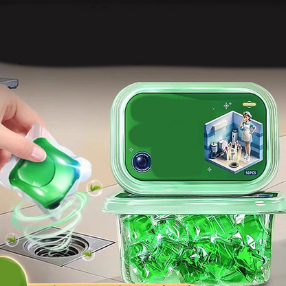 🥳 2026 ANGEBOT🥳💞 ÜBER 50.000 VERKAUFT!🏠💧 50 % RABATT! Abfluss-Geruchsentferner-Pods – Die Bioenzym-Formel neutralisiert Gerüche direkt an der Quelle. Sofort frischer Duft, keine aggressiven Chemikalien. Schluss mit unangenehmen Gerüchen. 🚰✅