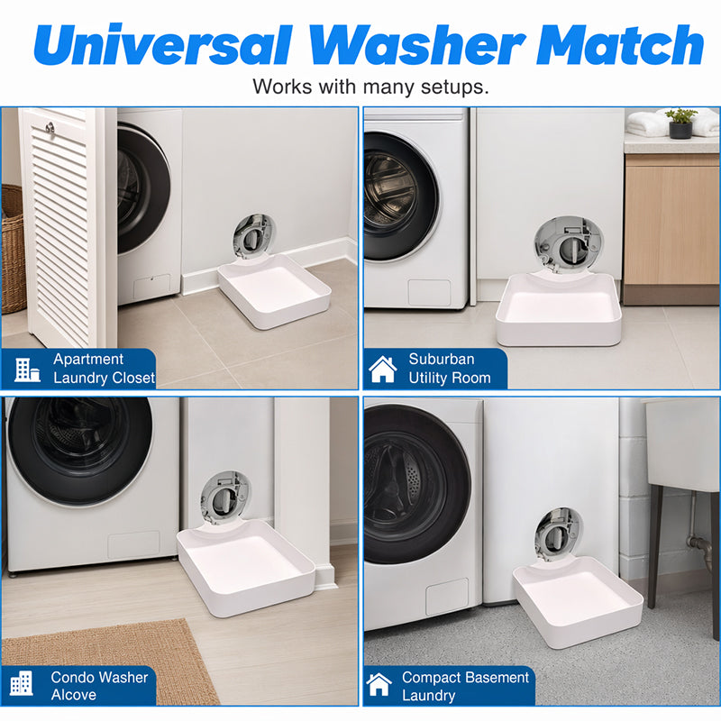 Universelle Auffangwanne für Frontlader-Waschmaschinen💧