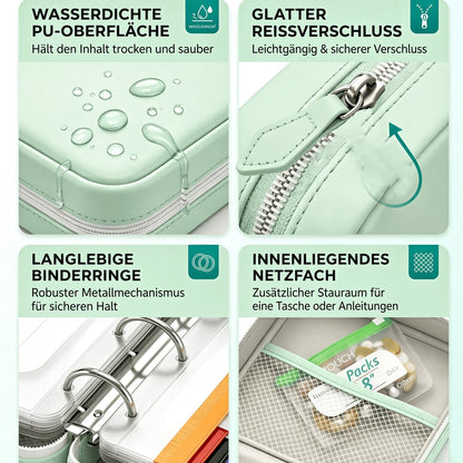 🥳 2026 TOP-ANGEBOT 💞 BIS ZU 50 % RABATT!! 💊 A8 wasserdichter Organizer mit 14 farbcodierten Fächern – kompakter Reise-Medikamenten-Organizer für Tabletten, Vitamine & Nahrungsergänzungsmittel